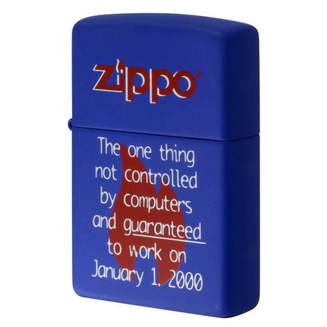 絶版/ヴィンテージ Zippo ジッポー 中古 1999年製造 MILLENNIUM The one thing… 缶ケース  [N]未使用・新品