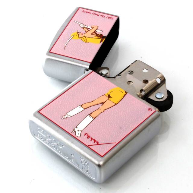 絶版/ヴィンテージ Zippo ジッポー 中古 2000年製造The Petty Girl