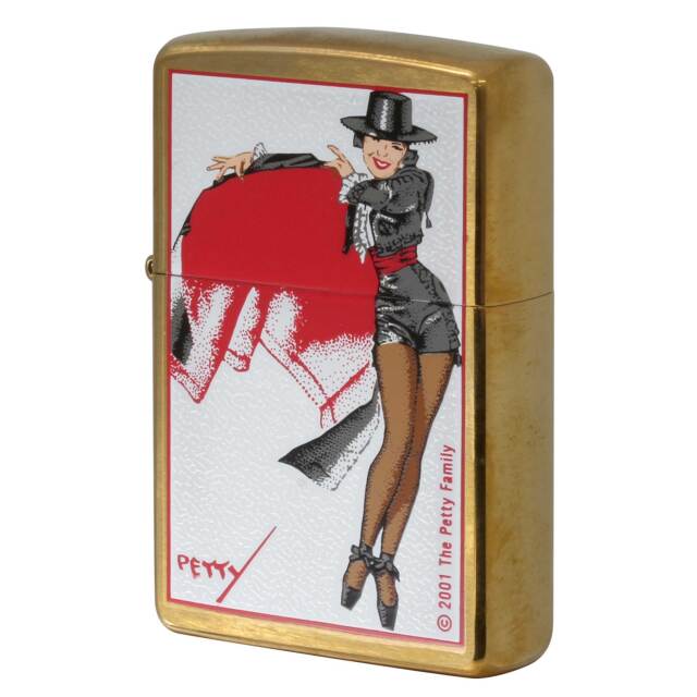 絶版/ヴィンテージ Zippo ジッポー 中古 1999年製造ペティ・ガール The