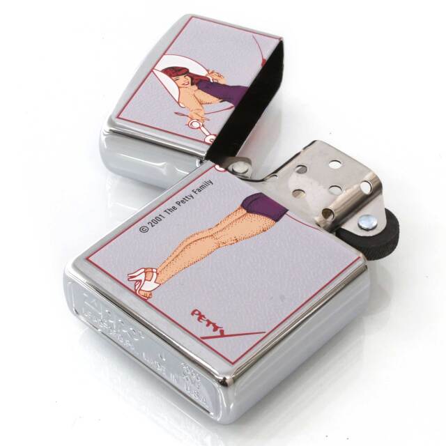 絶版/ヴィンテージ Zippo ジッポー 中古 2000年製造The Petty Girl