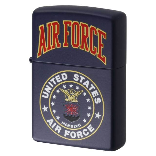 絶版/ヴィンテージ Zippo ジッポー 中古 1998年製造 239 541 U.S.AIR FORCE エアフォース アメリカ空軍 ネイビー マット  [N]未使用・新品