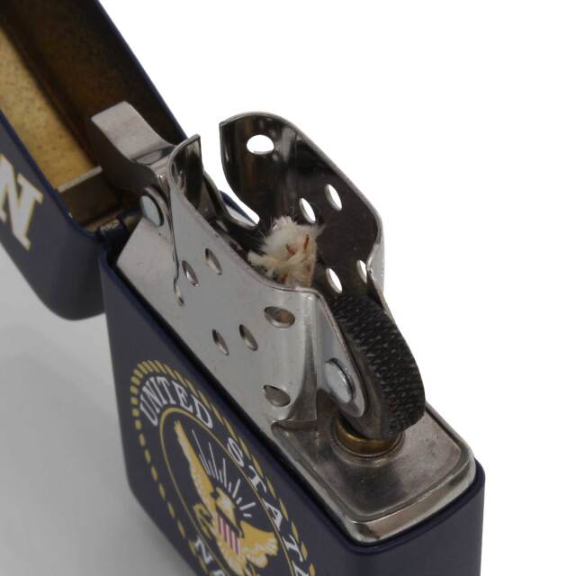 絶版/ヴィンテージ Zippo ジッポー 中古 1999年製造538 NAVY アメリカ