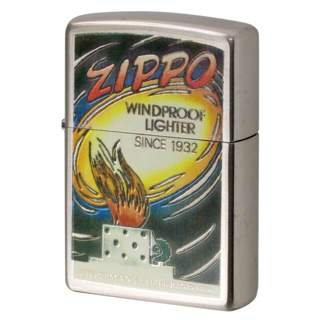 絶版/ヴィンテージ Zippo ジッポー 中古 1997年製造 NEWYORK Design TC-BW-B  [S]ほぼ新品同様