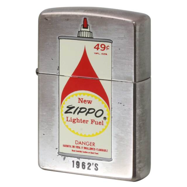絶版/ヴィンテージ Zippo ジッポー 中古 1996年製造 オイル缶デザイン 1962'S  [S]ほぼ新品同様
