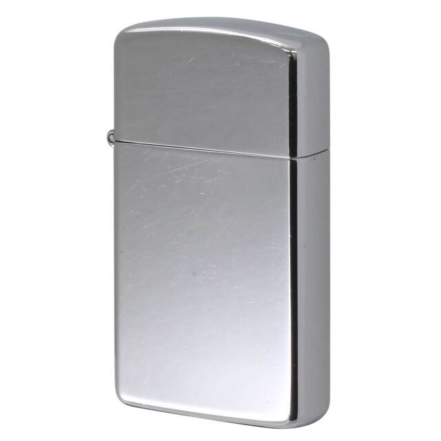 絶版/ヴィンテージ Zippo ジッポー 中古 1989年製造 ハイポリッシュクリーム No.1610  [B]使用感ありやや傷汚れあり