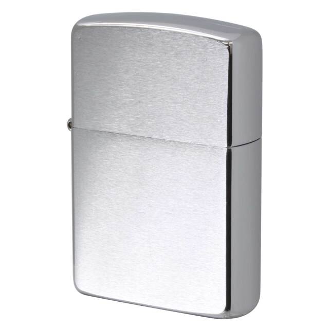 絶版/ヴィンテージ Zippo ジッポー 中古 1989年製造 ブラッシュドクローム No.200  [B]使用感ありやや傷汚れあり