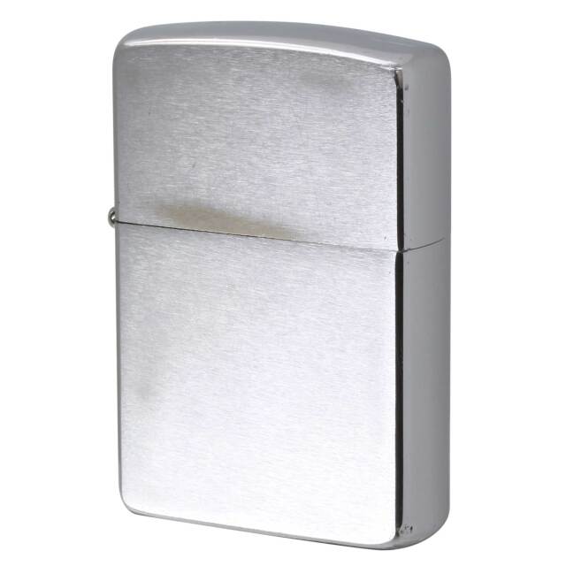 絶版/ヴィンテージ Zippo ジッポー 中古 1989年製造 ブラッシュドクローム No.200  [C]使用感あり傷汚れあり