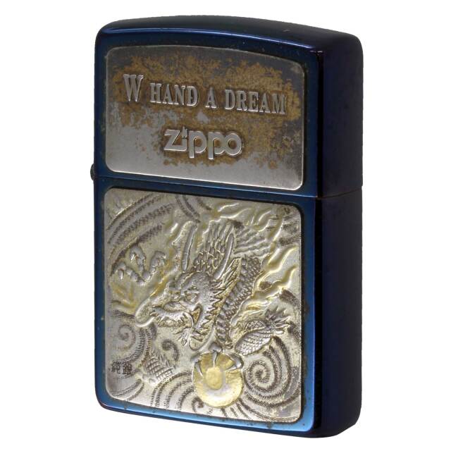 Zippo ジッポー シェル カラーライン 貝 両面加工 ゴールド SHELL LINE