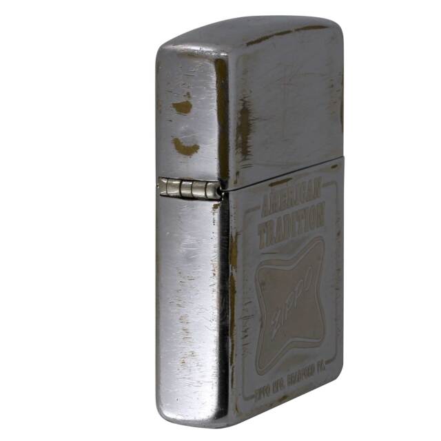 絶版/ヴィンテージ Zippo ジッポー 中古 1995年製造AMERICAN TRADITION