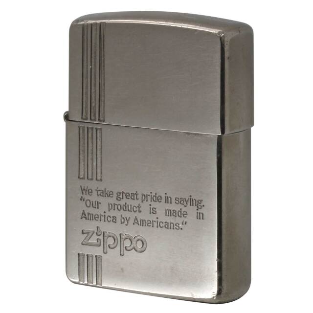 絶版/ヴィンテージ Zippo ジッポー 中古 1998年製造 Side stripe made in America  [C]使用感あり傷汚れあり