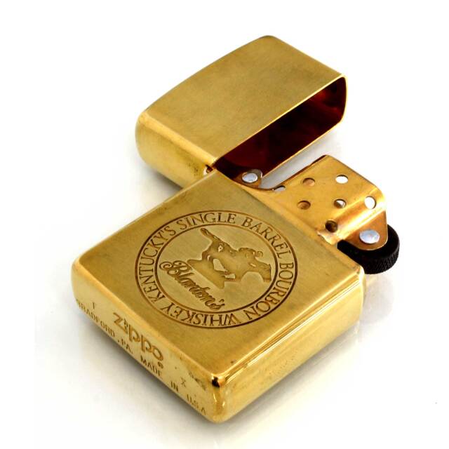 1994年物 希少、古酒。 ブラントンゴールド 「未開封」 絶版/ヴィンテージ Zippo ジッポー 中古 1994年製造ブラントン