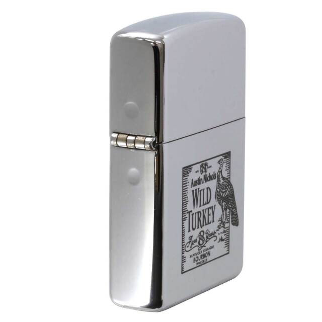 絶版/ヴィンテージ Zippo ジッポー 中古 2002年製造ワイルドターキー 8