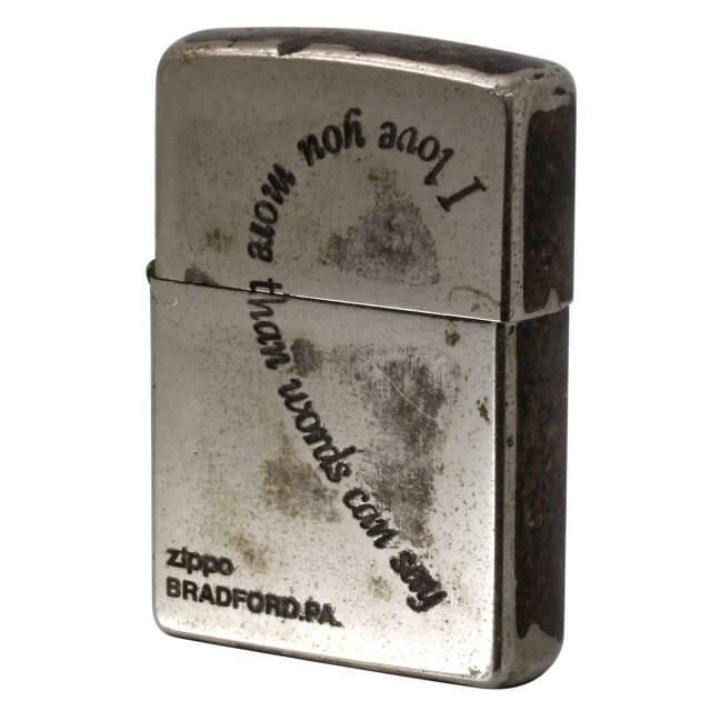 Zippo ジッポー バーチカルカット チタンコーティング BU 2-57a｜Zippo