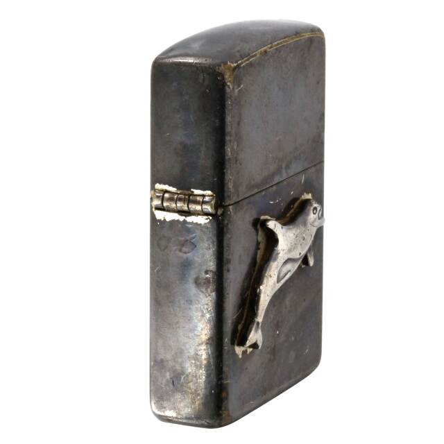絶版/ヴィンテージ Zippo ジッポー 中古 1995年製造イルカ ドルフィン
