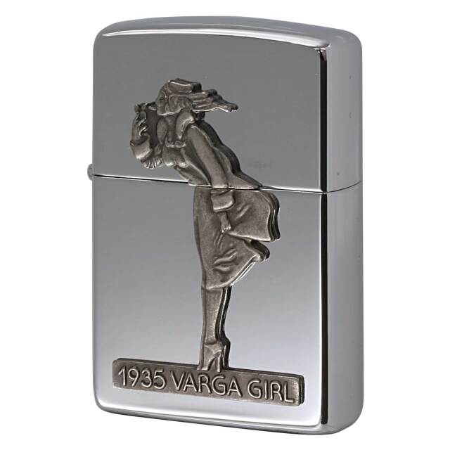 絶版/ヴィンテージ Zippo ジッポー 中古 1993年製造1935 VARGA GIRL