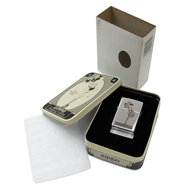 絶版/ヴィンテージ Zippo ジッポー 中古 1993年製造1935 VARGA GIRL