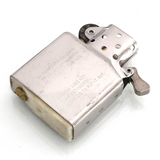 絶版/ヴィンテージ Zippo ジッポー 中古 1988年製造限定1000個 SILVER