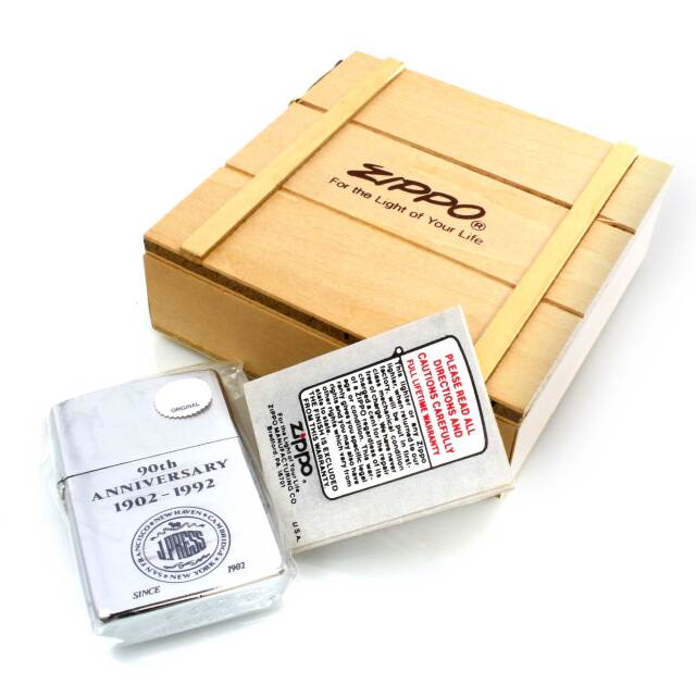 絶版/ヴィンテージ Zippo ジッポー 中古 1991年製造90th Anniversary
