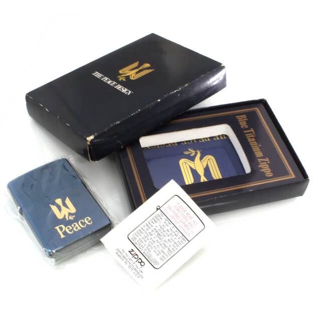 絶版/ヴィンテージ Zippo ジッポー 中古 1995年製造JT Peace ピース