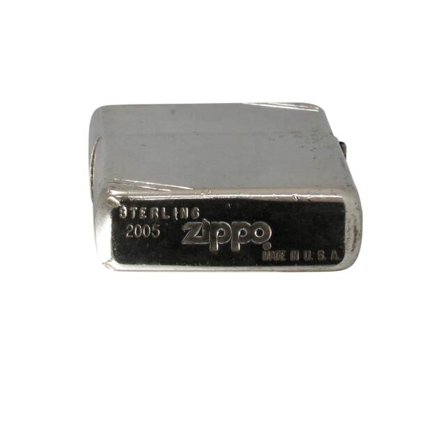 絶版/ヴィンテージ Zippo ジッポー 中古 2005年製造スターリング