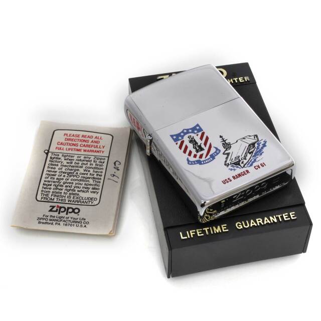 絶版/ヴィンテージ Zippo ジッポー 中古 1992年製造アメリカ海軍