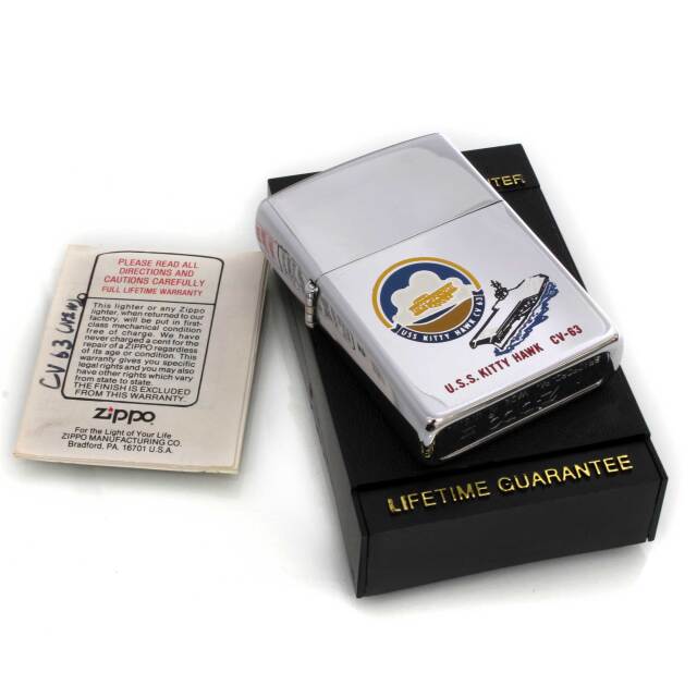 絶版/ヴィンテージ Zippo ジッポー 中古 1992年製造アメリカ海軍