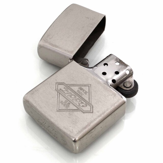 絶版/ヴィンテージ Zippo ジッポー 中古 1987年製造ZIPPO LOGO 標識風
