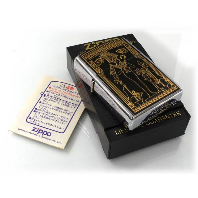 絶版/ヴィンテージ Zippo ジッポー 中古 1998年製造エジプト神話