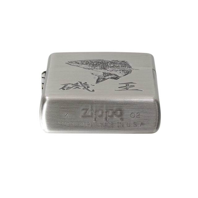 絶版/ヴィンテージ Zippo ジッポー 中古 2002年製造釣道 No.2 磯王 [N