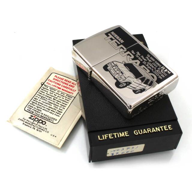 絶版/ヴィンテージ Zippo ジッポー 中古 1994年製造NISSAN TERRANO