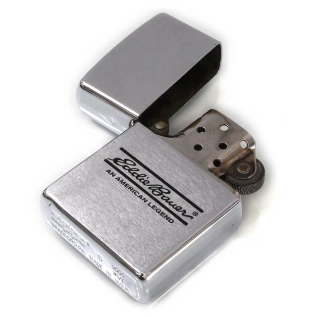 絶版/ヴィンテージ Zippo ジッポー 中古 2000年製造エディー・バウアー