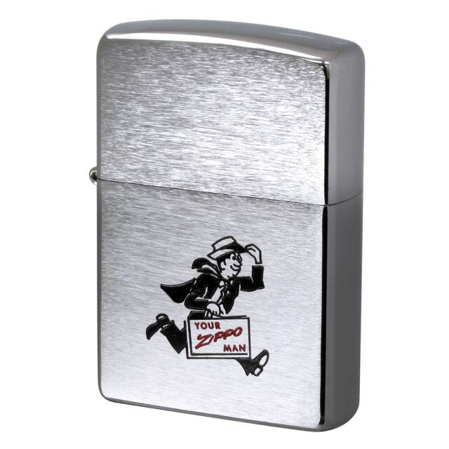 絶版/ヴィンテージ Zippo ジッポー 中古 2003年製造 MS-200 49YZM 復刻セールスマン用ZIPPO 1947-1951 サンプル用柄  [N]未使用・新品