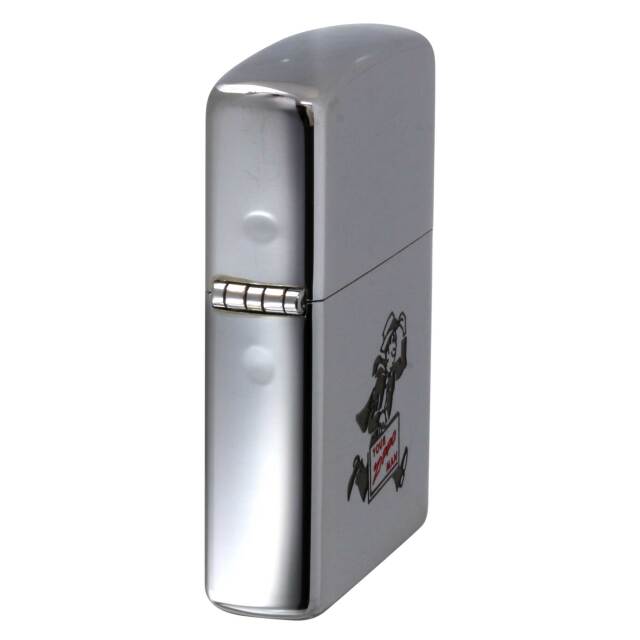 絶版/ヴィンテージ Zippo ジッポー 中古 2003年製造MS-200 49YZM 復刻
