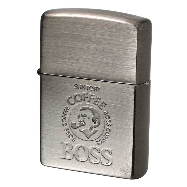 絶版/ヴィンテージ Zippo ジッポー 中古 1998年製造 SUNTORY BOSS COFFEE サントリー ボスコーヒー  [C]使用感あり傷汚れあり