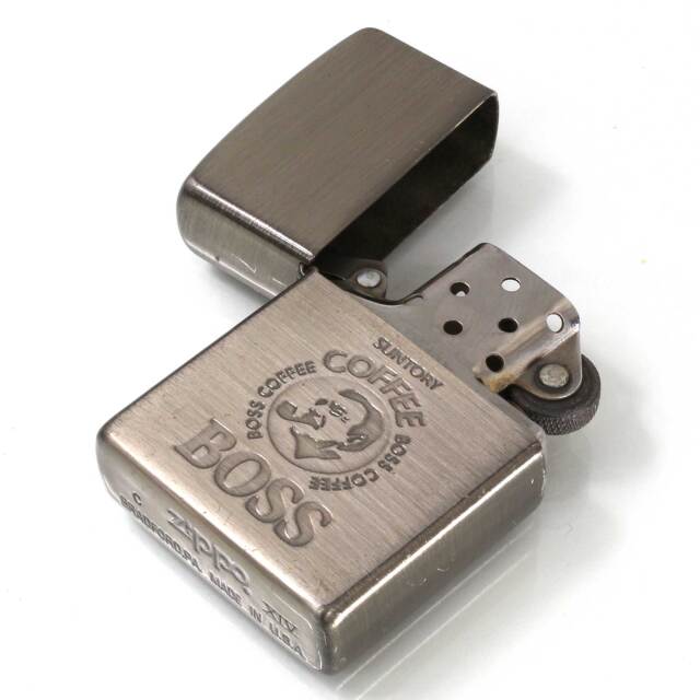 絶版/ヴィンテージ Zippo ジッポー 中古 1998年製造SUNTORY BOSS