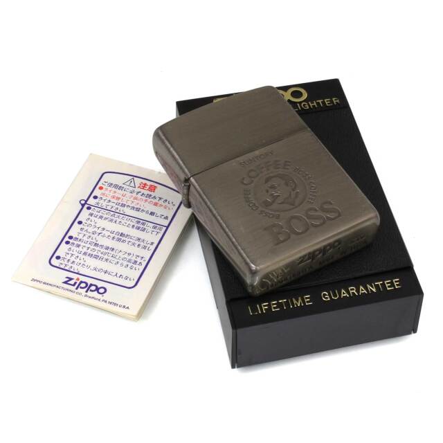 絶版/ヴィンテージ Zippo ジッポー 中古 1998年製造SUNTORY BOSS