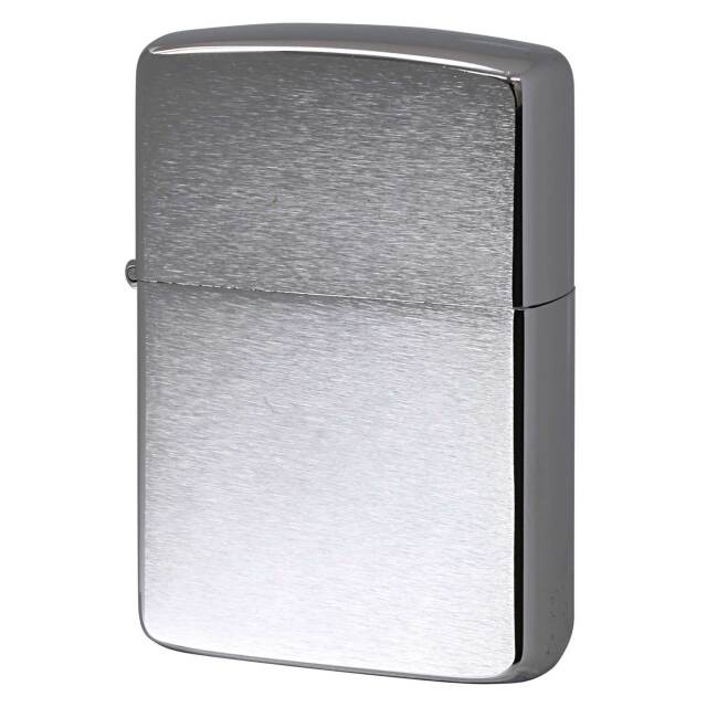 絶版/ヴィンテージ Zippo ジッポー 中古 1985年製造 ブラッシュドクローム No.200  [B]使用感ありやや傷汚れあり