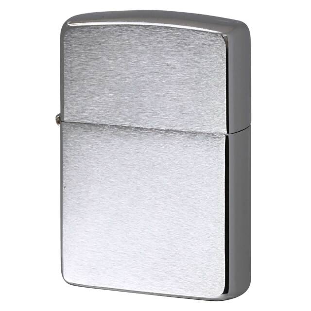 絶版/ヴィンテージ Zippo ジッポー 中古 1990年製造 ブラッシュドクローム No.200  [B]使用感ありやや傷汚れあり