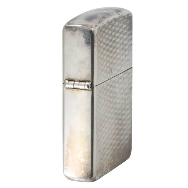 絶版/ヴィンテージ Zippo ジッポー 中古 1988年製造ダイヤカット 網目