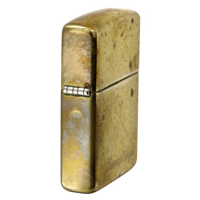 絶版/ヴィンテージ Zippo ジッポー 中古 2016年製造アーマー ハイ