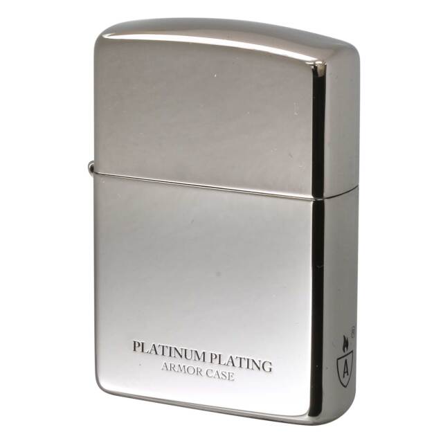 絶版/ヴィンテージ Zippo ジッポー 中古 2024年製造 アーマー プラチナコーティング ポリッシュ 16-PLAT  [A]使用感少なく状態が良い