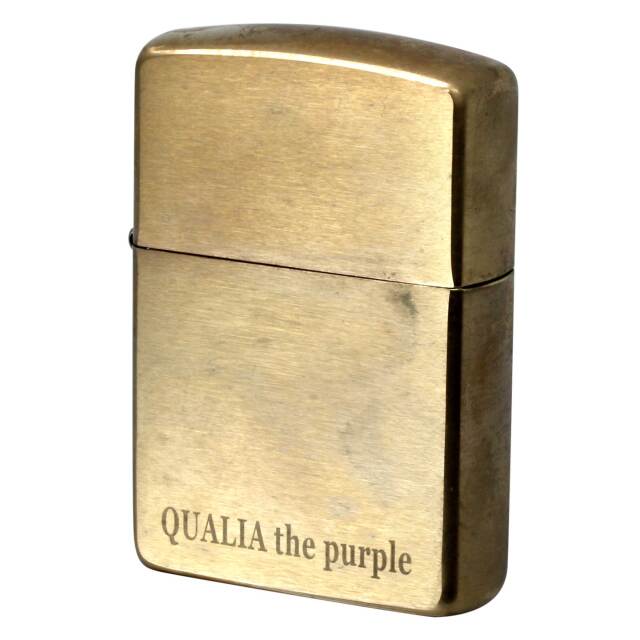 絶版/ヴィンテージ Zippo ジッポー 中古 2021年製造 アーマー ブラッシュドソリッドブラス ARMOR Brushed Solid Brass No.168  [C]使用感あり傷汚れあり
