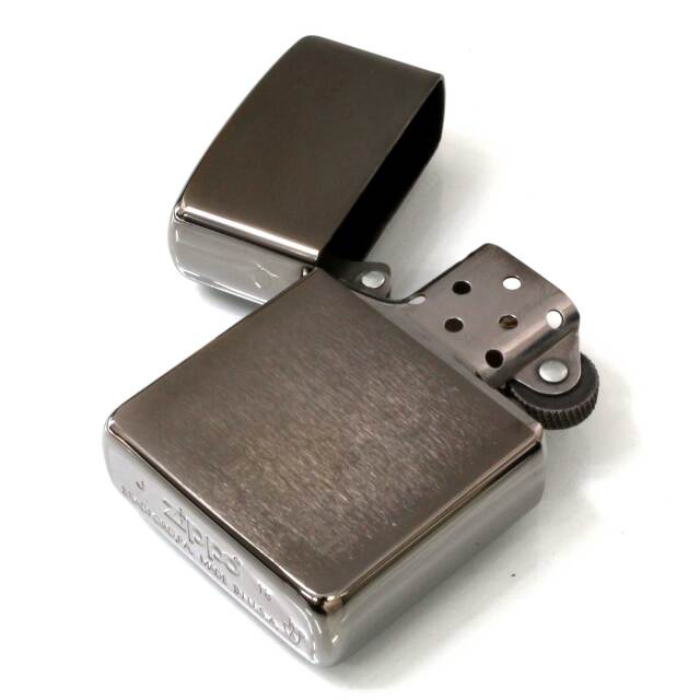 絶版/ヴィンテージ Zippo ジッポー 中古 2018年製造アーマーブラック