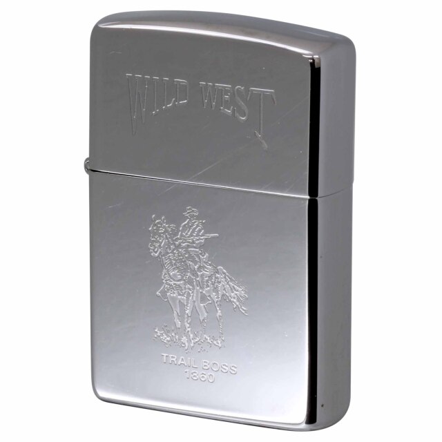 絶版/ヴィンテージ Zippo ジッポー 中古 1994年製造 Wild West Trail Boss 1960 ワイルドウエスト カウボーイ トレイルボス  [C]使用感あり傷汚れあり