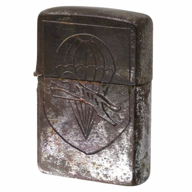 絶版/ヴィンテージ Zippo ジッポー 中古 1969年製造 ベトナムジッポー パラシュート 89-70  [C]使用感あり傷汚れあり