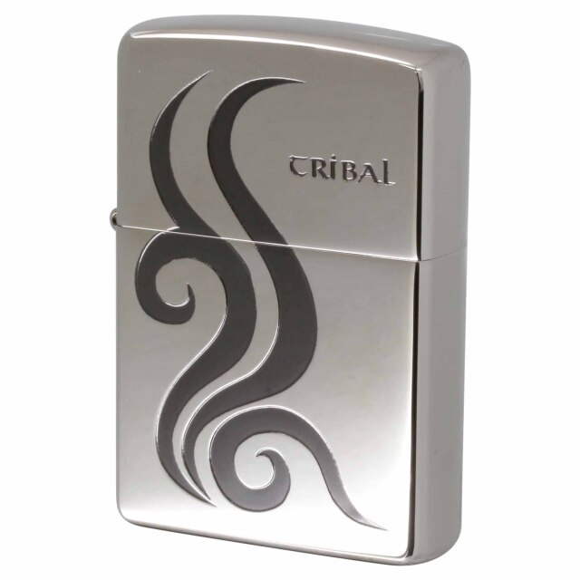 絶版/ヴィンテージ Zippo ジッポー 中古 2005年製造 トライバル TRIBAL 2SB-TR4  [S]ほぼ新品同様