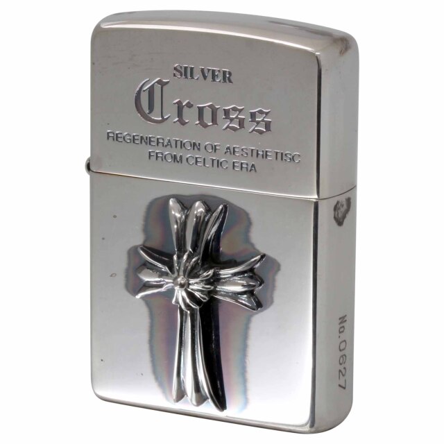 絶版/ヴィンテージ Zippo ジッポー 中古 2005年製造 Cross Metal クロスメタル CRS-J  [A]使用感少なく状態が良い