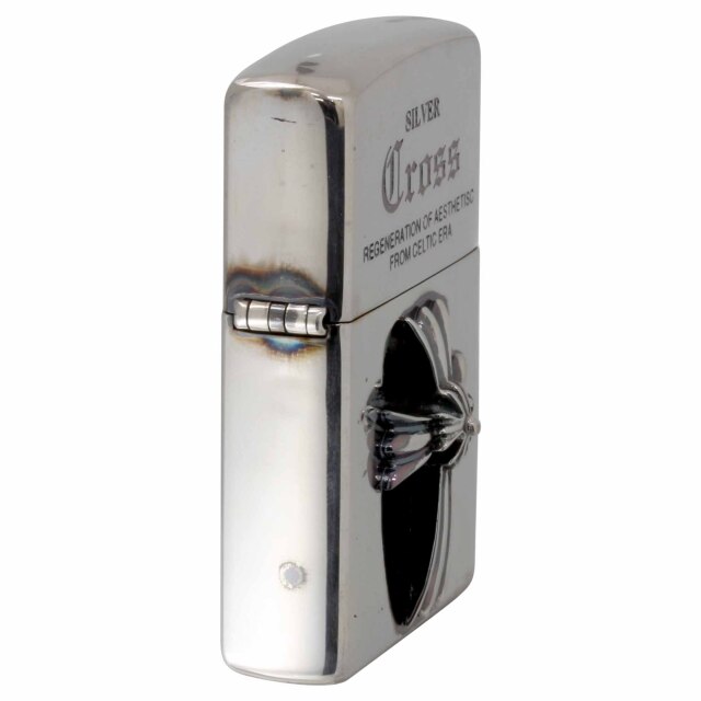 絶版/ヴィンテージ Zippo ジッポー 中古 2005年製造Cross Metal クロス