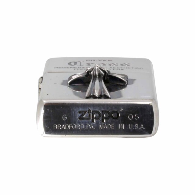 絶版/ヴィンテージ Zippo ジッポー 中古 2005年製造Cross Metal クロス