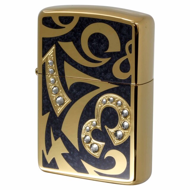 絶版/ヴィンテージ Zippo ジッポー 中古 2006年製造 限定777個生産 アーマー ダイアル ブラック ゴールド No.533  [S]ほぼ新品同様